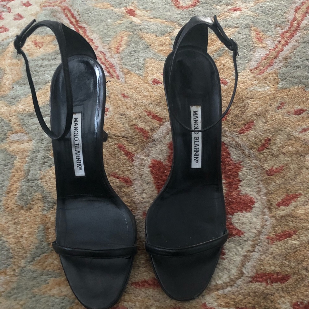 Manolo Blahnik black heels